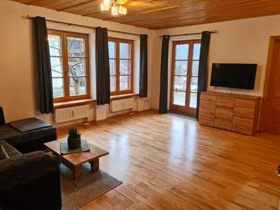 TV/Unterhaltungsangebot in der Unterkunft Ferienwohnung Berglust