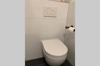 Ein Badezimmer in der Unterkunft Modernes Apartement in Landshut