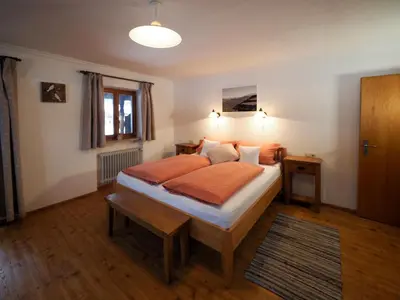Ein Bett oder Betten in einem Zimmer der Unterkunft Beim Lenz