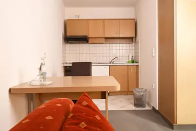 Küche/Küchenzeile in der Unterkunft Hotel zum Alten Wirt