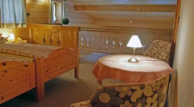 Ein Sitzbereich in der Unterkunft Gschwendtner-Hof, Ferienhof