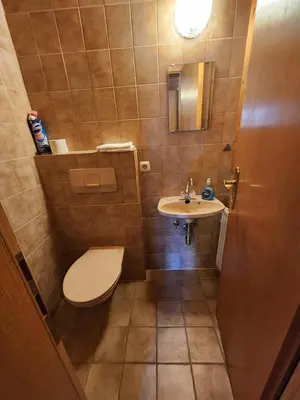 Ein Badezimmer in der Unterkunft Haus Auracher