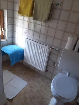 Ein Badezimmer in der Unterkunft Haus Edelweiß