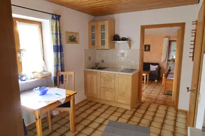 Küche/Küchenzeile in der Unterkunft Ferienwohnung Hell Claudia