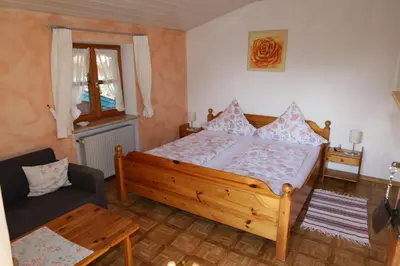 Ein Bett oder Betten in einem Zimmer der Unterkunft Ferienwohnung Hell Claudia