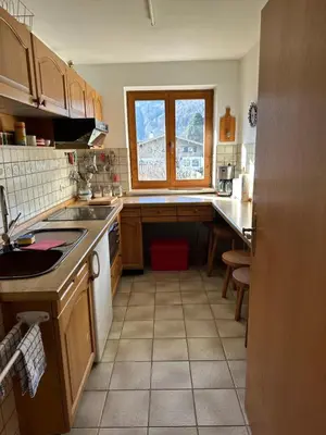 Küche/Küchenzeile in der Unterkunft Haus Wendelweg