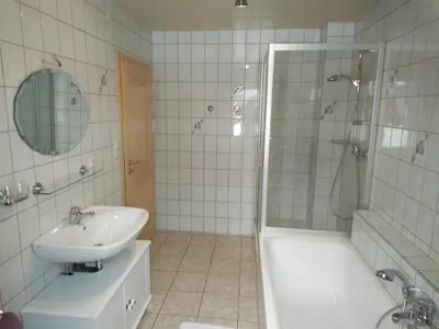 Ein Badezimmer in der Unterkunft Ferienwohnung Rappl