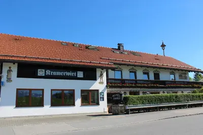 Das Gebäude in dem sich die Pension befindet
