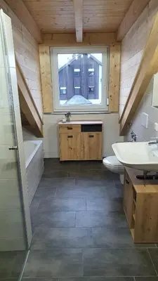 Ein Badezimmer in der Unterkunft Ferienapartment bavarian living