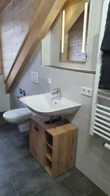 Ein Badezimmer in der Unterkunft Ferienapartment bavarian living