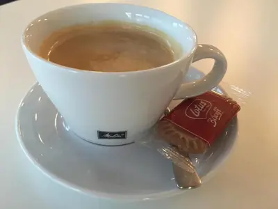 Kaffee-/Teezubehör in der Unterkunft Arthotel Restaurant Pfeffermühle