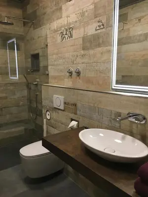 Ein Badezimmer in der Unterkunft Hotel Fohlenhof