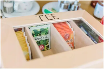 Kaffee-/Teezubehör in der Unterkunft Gästehaus Niedermeierhof
