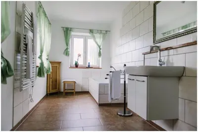 Küche/Küchenzeile in der Unterkunft Gästehaus Niedermeierhof