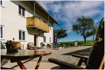 Das Gebäude in dem sich die Ferienwohnung befindet