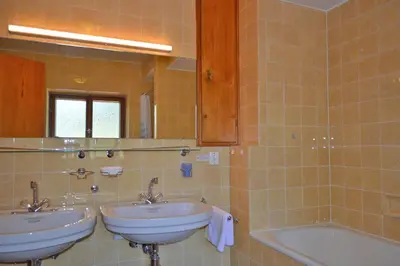 Ein Badezimmer in der Unterkunft Hotel Garni Sonnenhof
