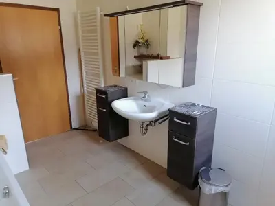 Ein Badezimmer in der Unterkunft Gasthof zur Post
