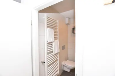 Ein Badezimmer in der Unterkunft Boardinghouse Henschelstraße