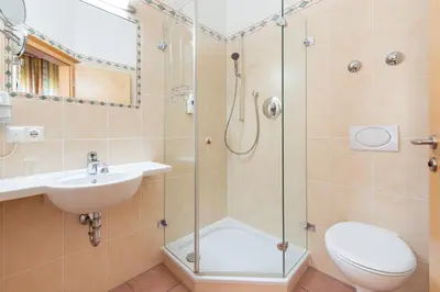 Ein Badezimmer in der Unterkunft Hotel Landgasthof Hofmeier