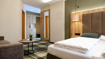 Ein Bett oder Betten in einem Zimmer der Unterkunft Hotel Restaurant Erber
