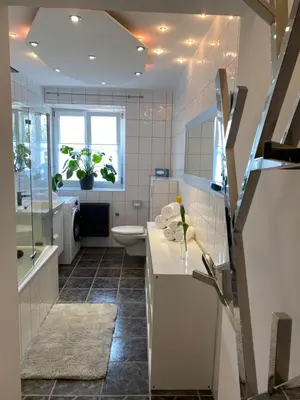 Ein Badezimmer in der Unterkunft 3 Zimmer Ferienwohnung Waitzingers