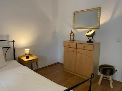 Ein Bett oder Betten in einem Zimmer der Unterkunft 3 Zimmer Ferienwohnung Waitzingers