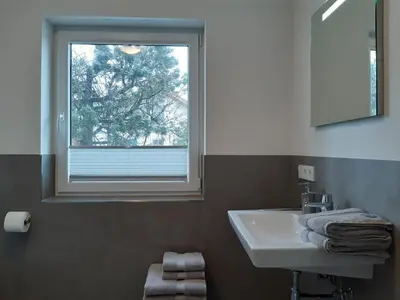 Ein Badezimmer in der Unterkunft Apartment Gästehaus Maria