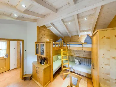 Ein Bett oder Betten in einem Zimmer der Unterkunft Tiny-Chalet