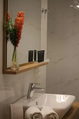 Ein Badezimmer in der Unterkunft Gasthaus Steidl
