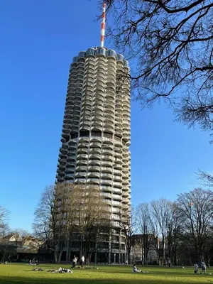 Grundriss der Unterkunft Sky Apartment im Hotelturm
