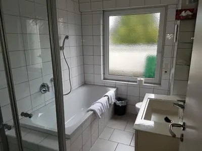 Ein Badezimmer in der Unterkunft Hotel Pegasus