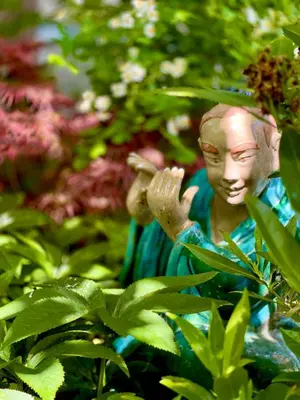 Ein Garten an der Unterkunft The Villetta