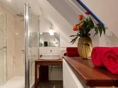 Ein Badezimmer in der Unterkunft The Villetta