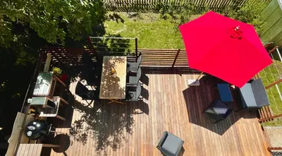 Ein Balkon oder eine Terrasse in der Unterkunft The Villetta