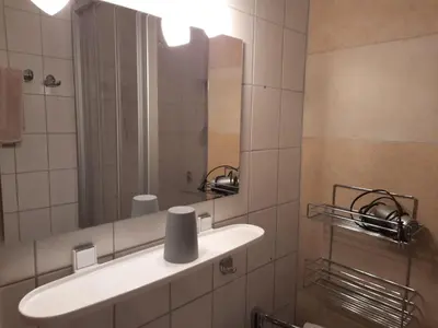 Ein Badezimmer in der Unterkunft Asbichlerhof