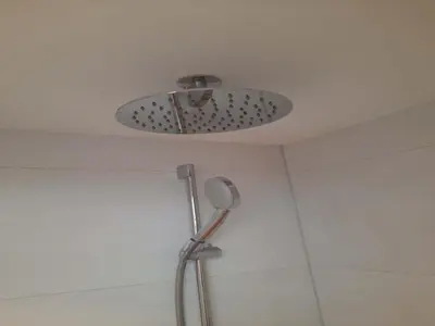 Ein Badezimmer in der Unterkunft Asbichlerhof