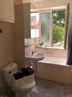 Ein Badezimmer in der Unterkunft Augsburg City nah am Hofgarten