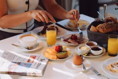 Essen im Hotel oder in der Nähe