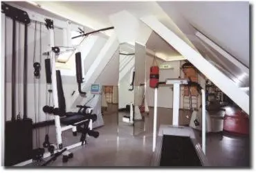 Das Fitnesscenter und/oder die Fitnesseinrichtungen in der Unterkunft Hotel Gasthof zur Post