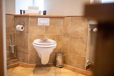 Ein Badezimmer in der Unterkunft Haus Ludwig Steinwild