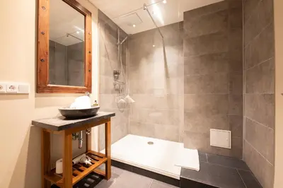 Ein Badezimmer in der Unterkunft Haus Ludwig Falkenstein