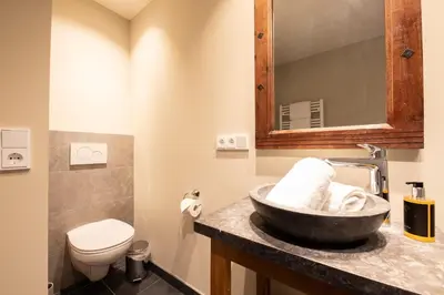 Ein Badezimmer in der Unterkunft Haus Ludwig Falkenstein
