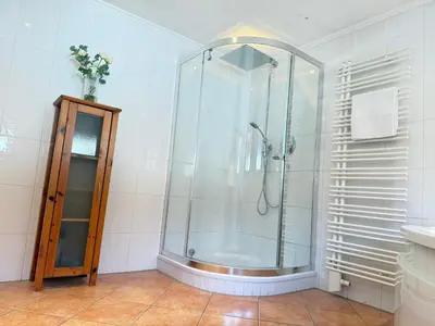 Ein Badezimmer in der Unterkunft Ferienwohnung Siglreitmaier 2