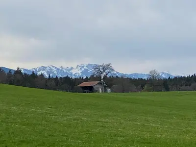 Naturlandschaft in der Nähe der Ferienwohnung