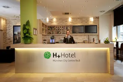 TV/Unterhaltungsangebot in der Unterkunft H+ Hotel München