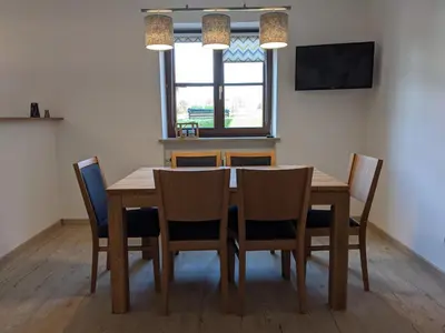 TV/Unterhaltungsangebot in der Unterkunft Ferienwohnung MonSevi