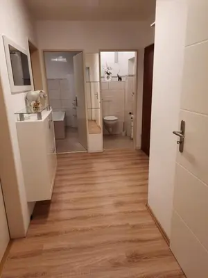 Ein Badezimmer in der Unterkunft Moderne 3Zimmer Wohnung, in Königsbrunn bei Augsburg