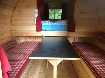 Grundriss der Unterkunft Holz-Wohnfass in München-Nymphenburg