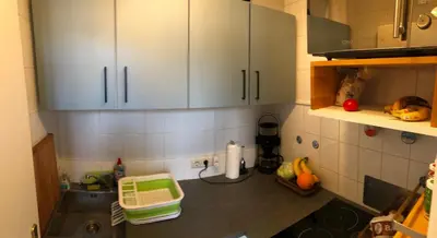 Küche/Küchenzeile in der Unterkunft Top-Appartement direkt an der Kampenwandbahn