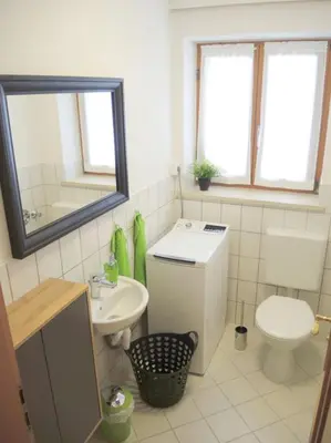 Ein Badezimmer in der Unterkunft Ferienwohnungen Irmengard
